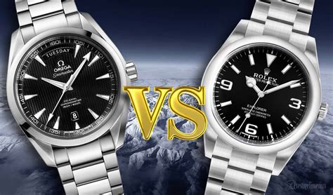 rolex explorer i vs omega seamaster aqua terra|Omega Seamaster Rolex explorer.